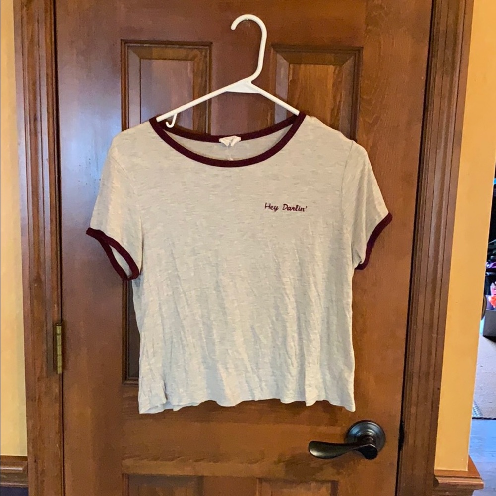 Hey darlin embroidered shirt